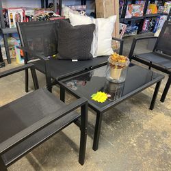 4 Pc Patio Set New $179 In Box 