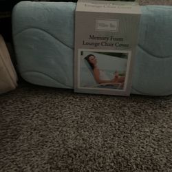 2 Memory Foam Lounge Chair Covers