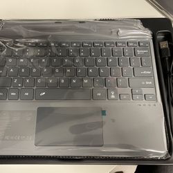 Surface Pro 8/9/X/10/11 Backlight Grey Keyboard Case Cover