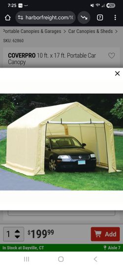 Harbor Freight Portable Garage Brand New