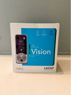 New! Lockly Secure Pro Deadbolt with Camera & Audio