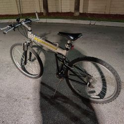  Silver 1997 Montague Hummer Mongoose Transport Paratrooper Folding MTB Bike Large 18" ~