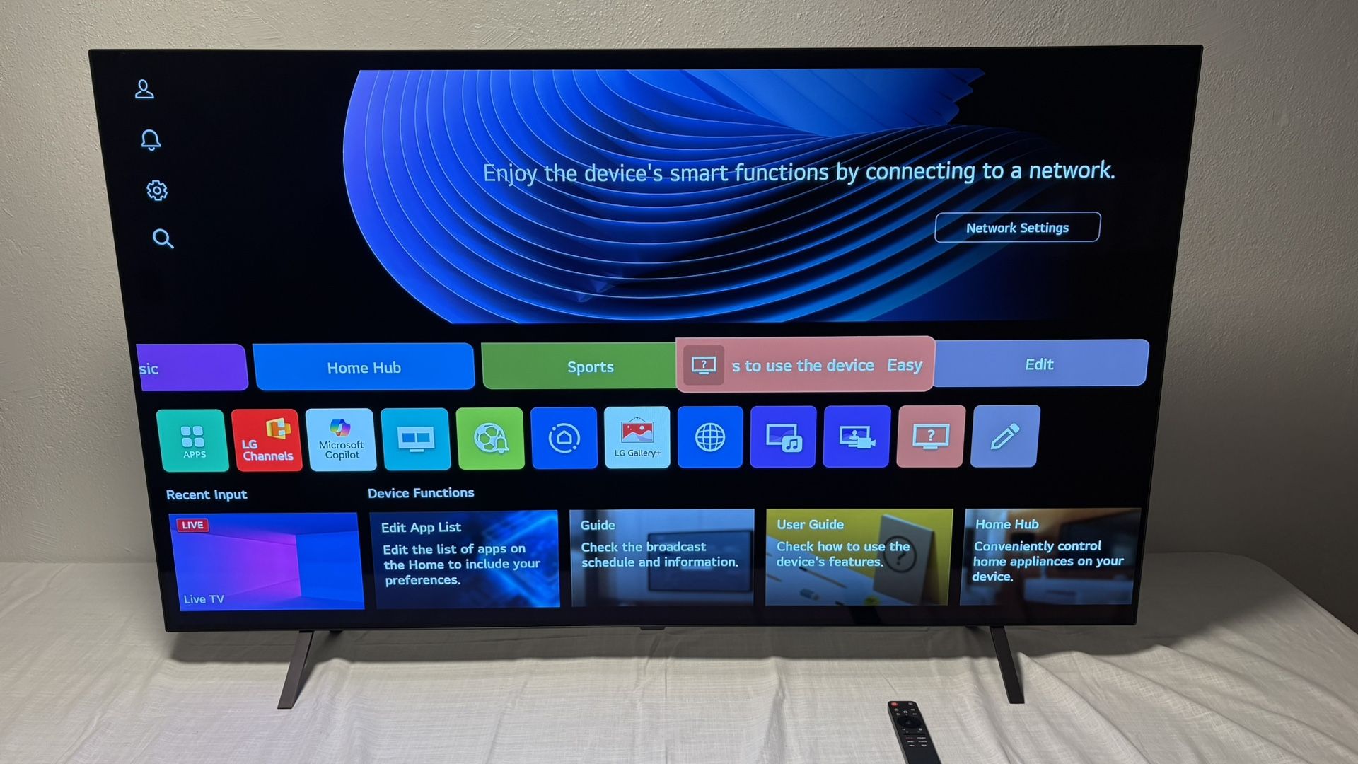 65β LG OLED TV