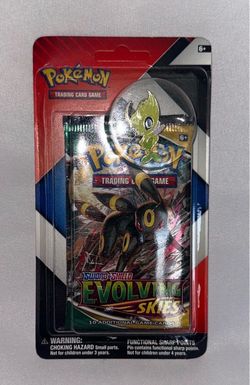 Pokémon Evolving Skies & Chilling Reign 2-Pack Blister with Celebi Pin, SEALED