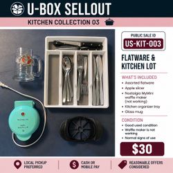 US-KIT-003 Flatware & Kitchen Organizer Lot