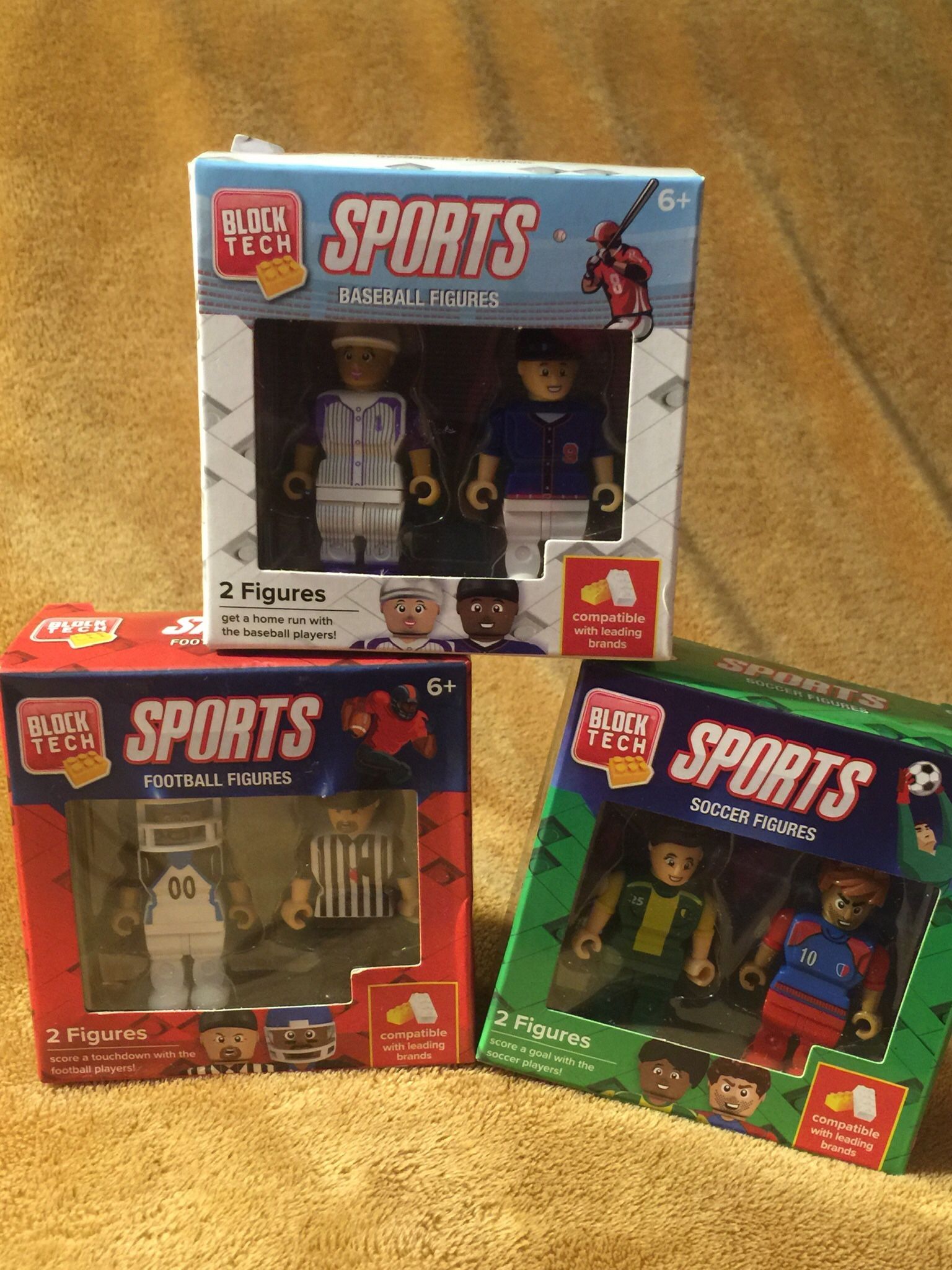3 X Block Tech Sports- Soccer/ Football/Baseball