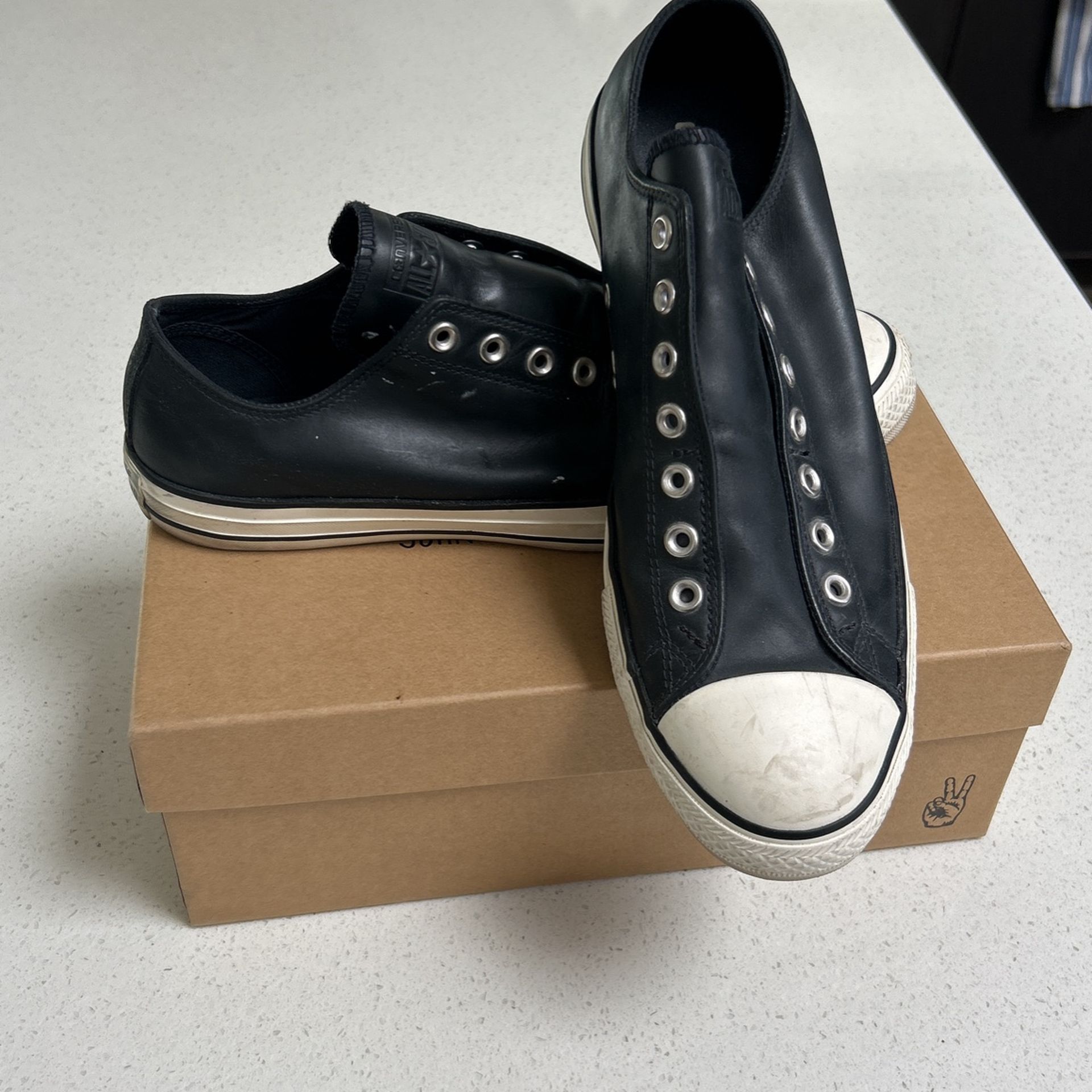 John varvatos Leather Converse
