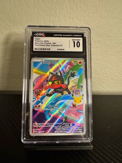Litten CGC 10 Gem Mint Pokémon Black Star Promo 044