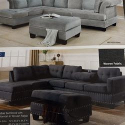 Bonito  Seccional  Incluye  El Ottoman 