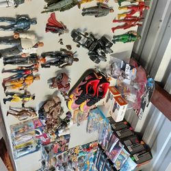 DC Multiverse figures and Marvel Legends