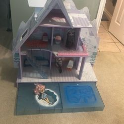 LoL Doll House With Dolls And Furniture Pool,stairs And Ice Skating Ring 