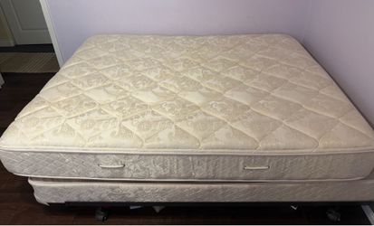 Queen Size Mattress & Box Spring – Great Condition