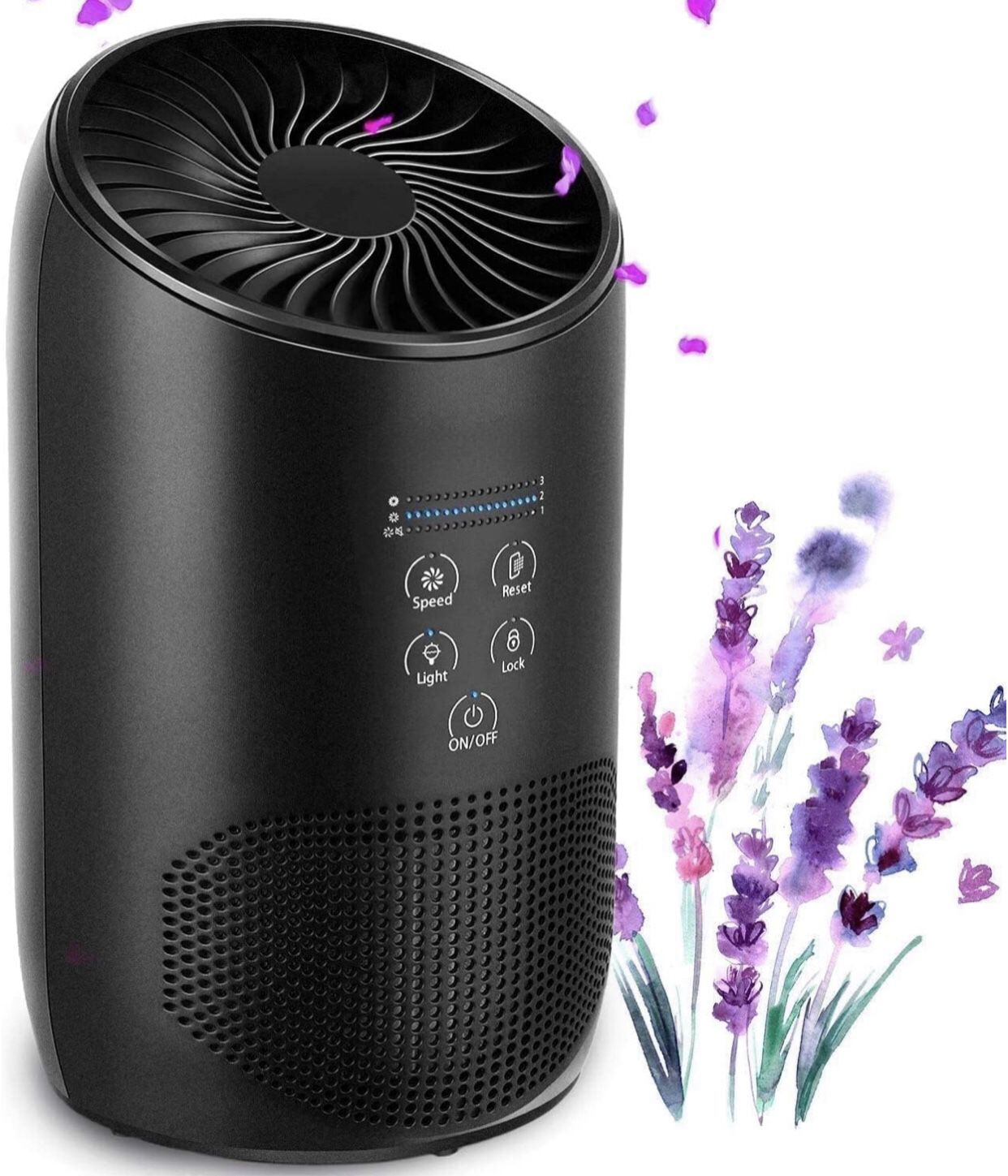 2023 New Upgrade H13 True HEPA Air Purifier with Fragrance Sponge, Effectively Clean 99.97% of Dust, Smoke, Pets Dander, Pollen, Odors