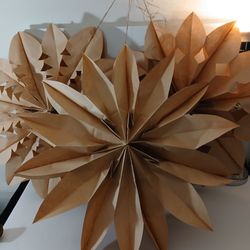 Large Kraft Paper Star Decorations