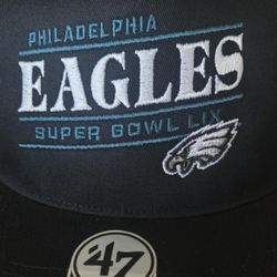 NFL ‘47 Black Philadelphia Eagles Super Bowl LIX Snapback