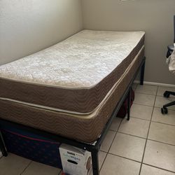 Twin Bed And Frame 