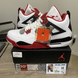 Size 10.5 - Air Jordan 4 Retro Fire Red 2012