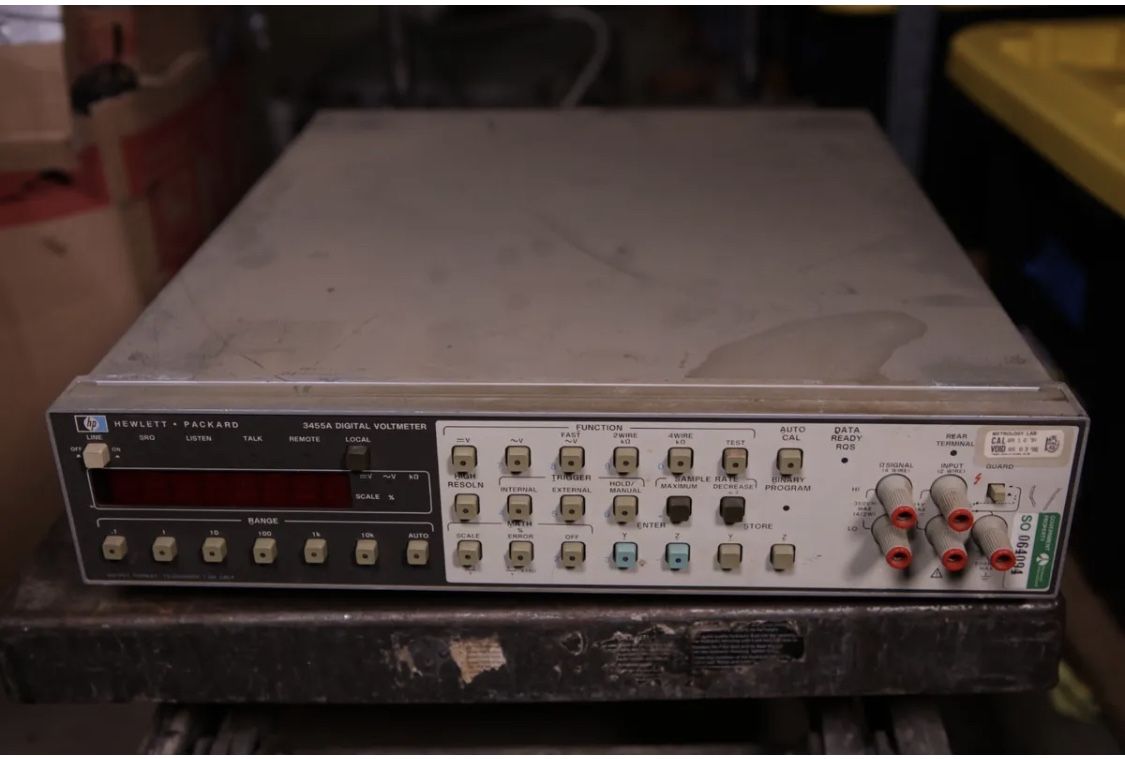 Hewlett Packard HP 3455A Digital Voltmeter
