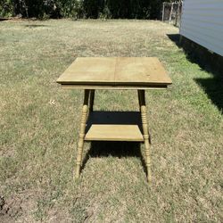 Beige Wooden Table
