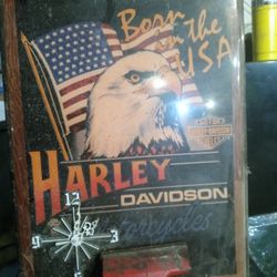Vintage Harley Davidson usa Wall Clock