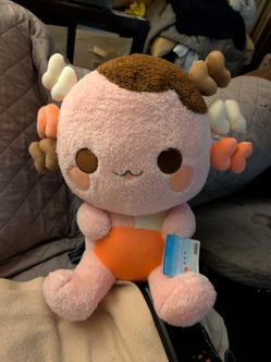 Neapolitan axolotl Plushie
