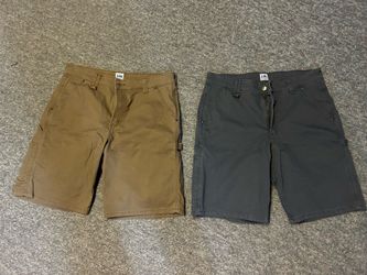 Men's Lee brown and grey shorts bundle Size 34