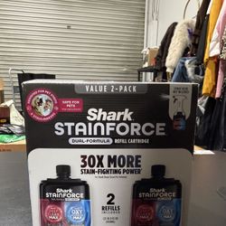 Shark StainForce Dual-Formula Refill Cartridge 2 Pack 
