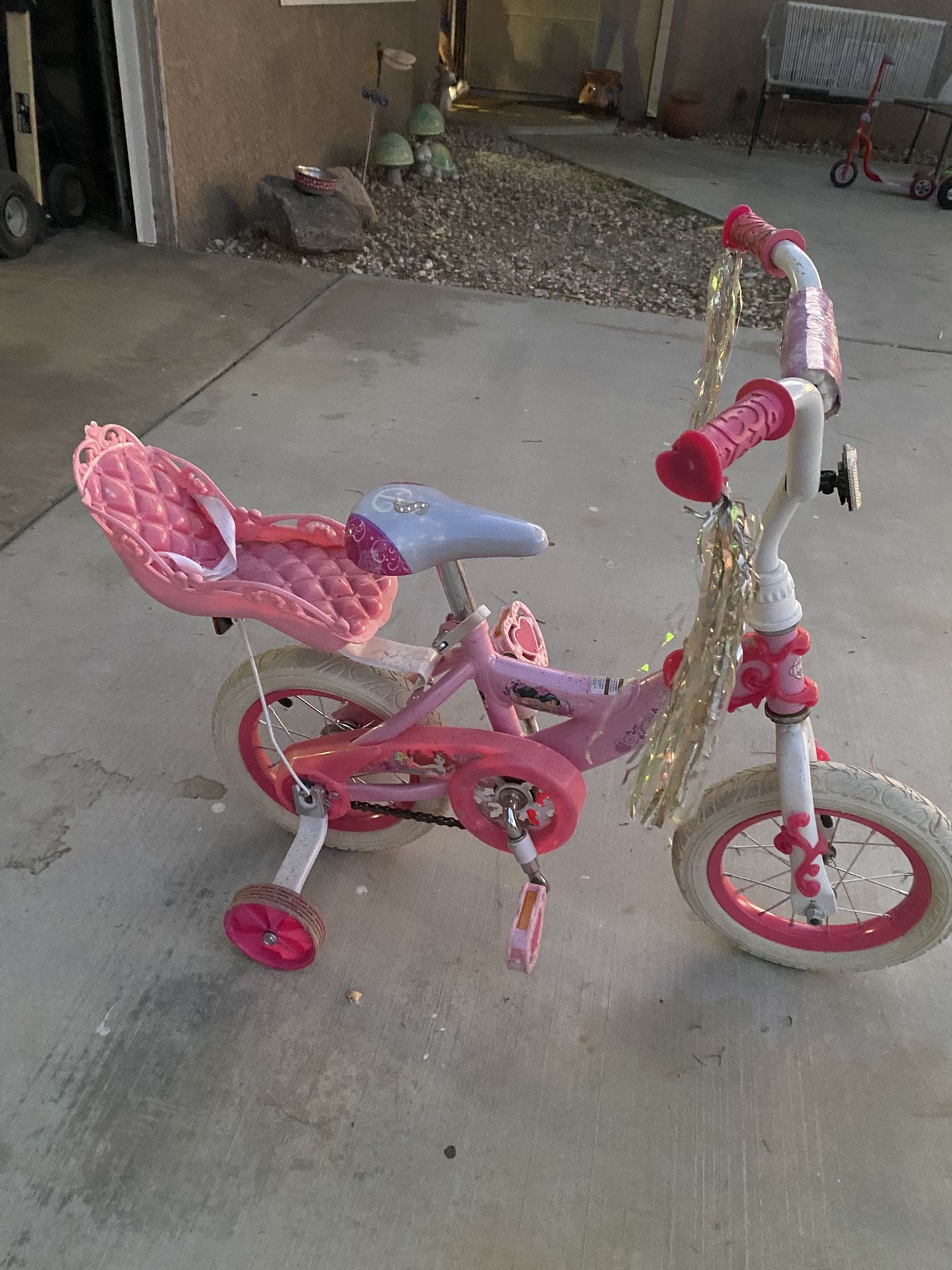 Huffy Princess Bike With Doll Seat