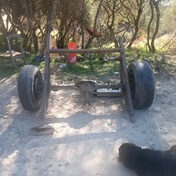 Rear Axle Off Chevy Truck