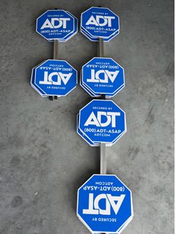 ADT signs