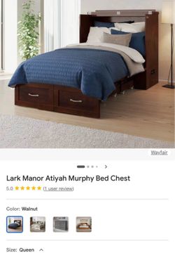 Queen Murphy Bed- Great Condition
