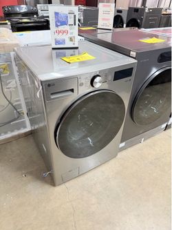 LG FRONT LOAD WASHING MACHINE NEW OPEN BOX