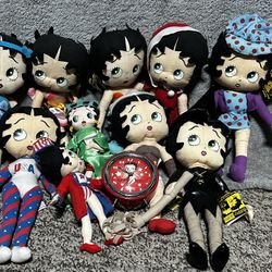 Vintage Betty Boop Plus Clock
