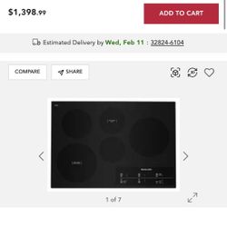 KitchenAid 30” Electric Cooktop – 5 Elements – Touch Controls (Black Glass) ✅ New Open Box – never installed 💥 Price today: $999  Upgrade your kitche