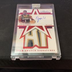 Flawless Zion Williamson 13/15 Star Swatch Signatures