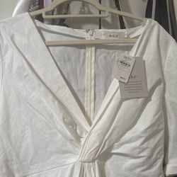 A.L.C. White Dress Size 12