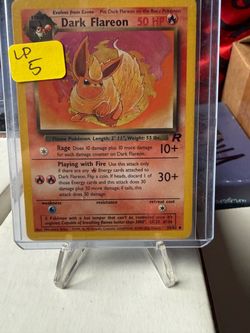 Dark Flareon Pokemon Card Team Rocket 35/82