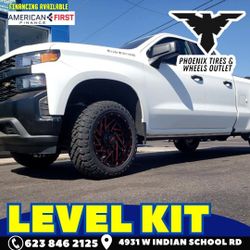 LEVEL KIT SAME DAY INSTALL CHEVY FORD RAM DODGE NISSAN JEEP 