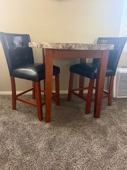 3 piece counter height dining table set