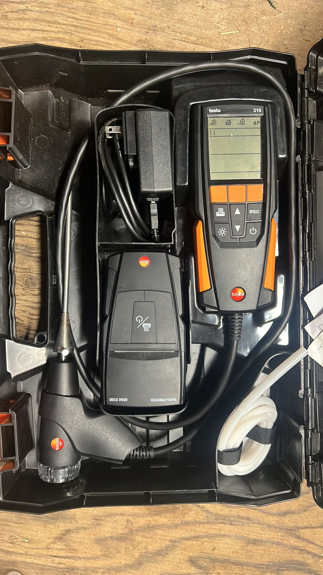 Testo 310 Combustion Analyzer With Printer