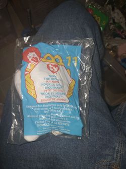 McDonald's Ty Beanie Baby Nook the Husky