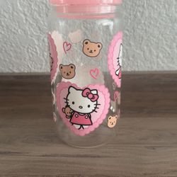 Hello Kitty 16oz Glass Cup