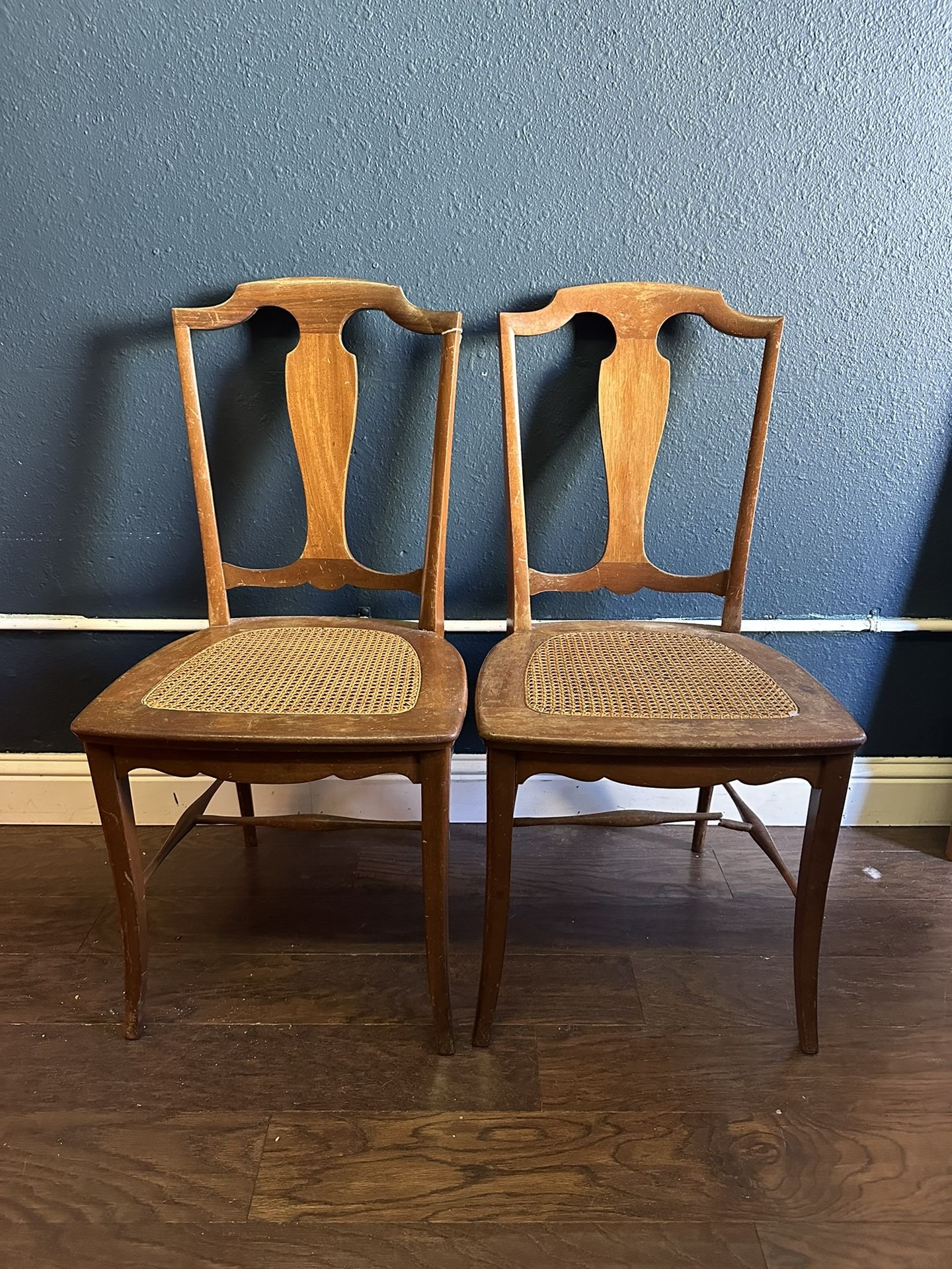 Vintage Wood Chairs (set of 2)