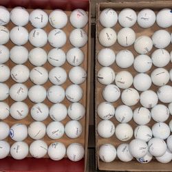 100 Titleist ProV1  and Prov1X Golf Balls As Pictured
