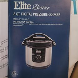 8 QT Digital Pressure Cooker by Elite Bistro