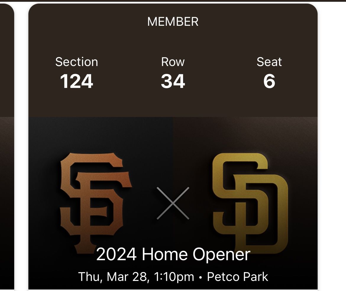 Padres Home Opener
