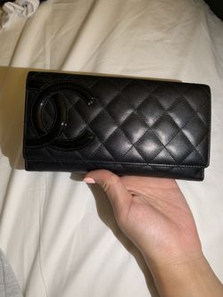 Chanel, Cambon Long Bi Fold Hot Pink Wallet