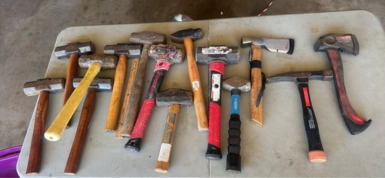 14 piece hammer set sold together as on price