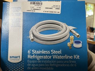6’ Stainless Steel Refrigerator Waterline Kit