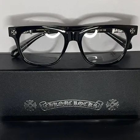 Luxury Chrome Glasses Blue Light includes logo